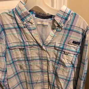 Columbia long sleeve button up